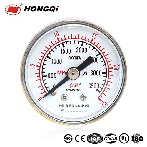 40mm/1.5'' Манометър за налягане на маслото със златен корпус