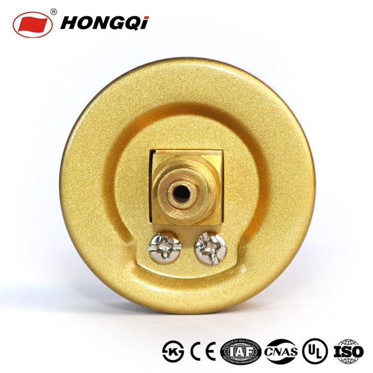 Customizable Double Scale Axial Pressure Gauge