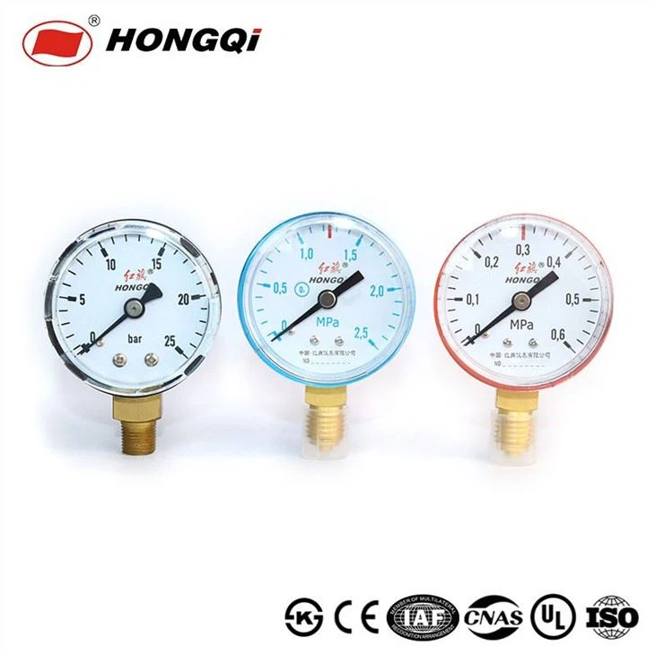 Explosion-Proof Black Painted Steel CasePressure Gauge