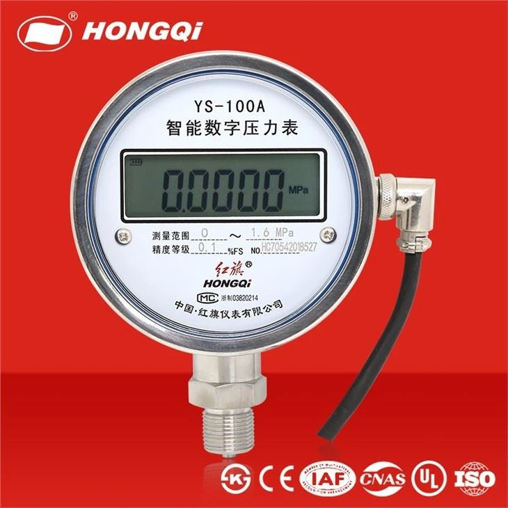 High Precision Digital Fuel Oil Air Hydraulic Pressure Gauge