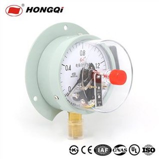 YX-100T Електрически контактен вакуумен манометър с фланец