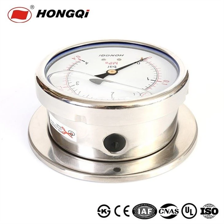 YTN-40T Dual Scale Liquid Filled / Oil Pressure Gauge